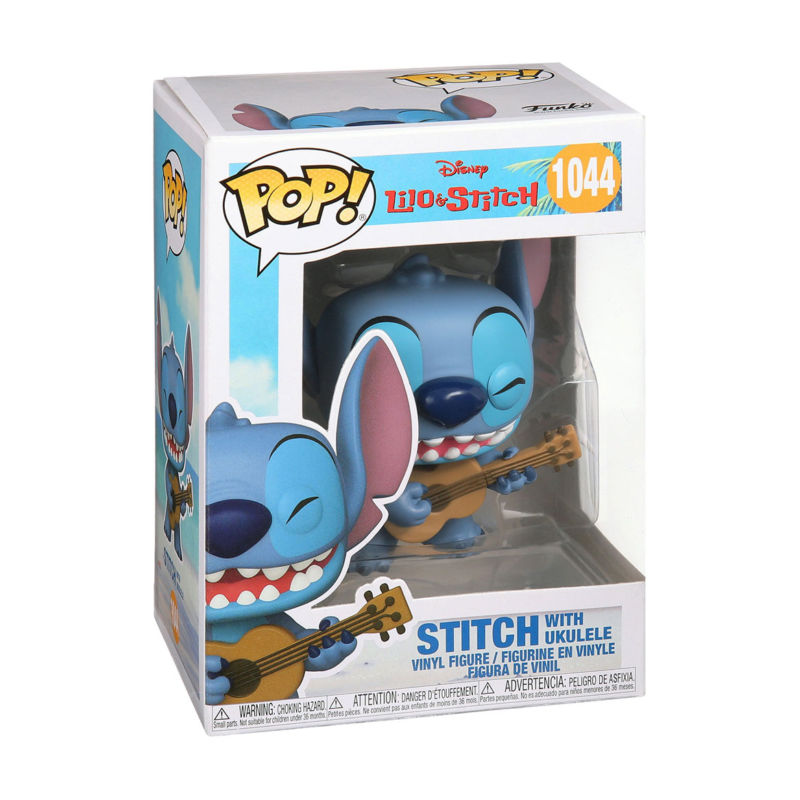 Ігрова фігурка Funko POP! Disney Lilo &amp; Stitch 1044 Стіч з укулеле, від 3 років (55615)
