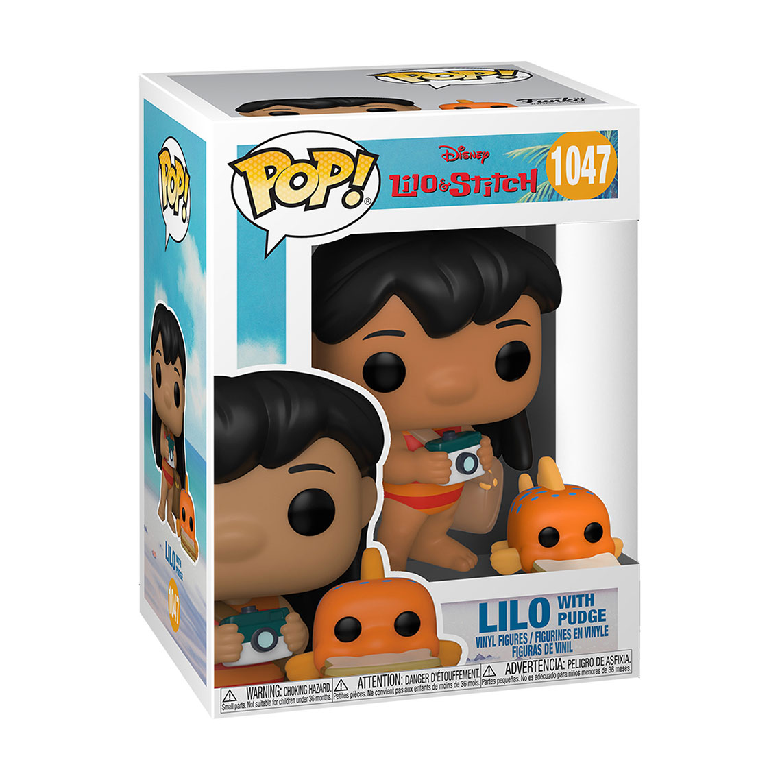 Ігрова фігурка Funko POP! Disney Lilo &amp; Stitch 1047 Ліло з рибкою, від 3 років (55621)