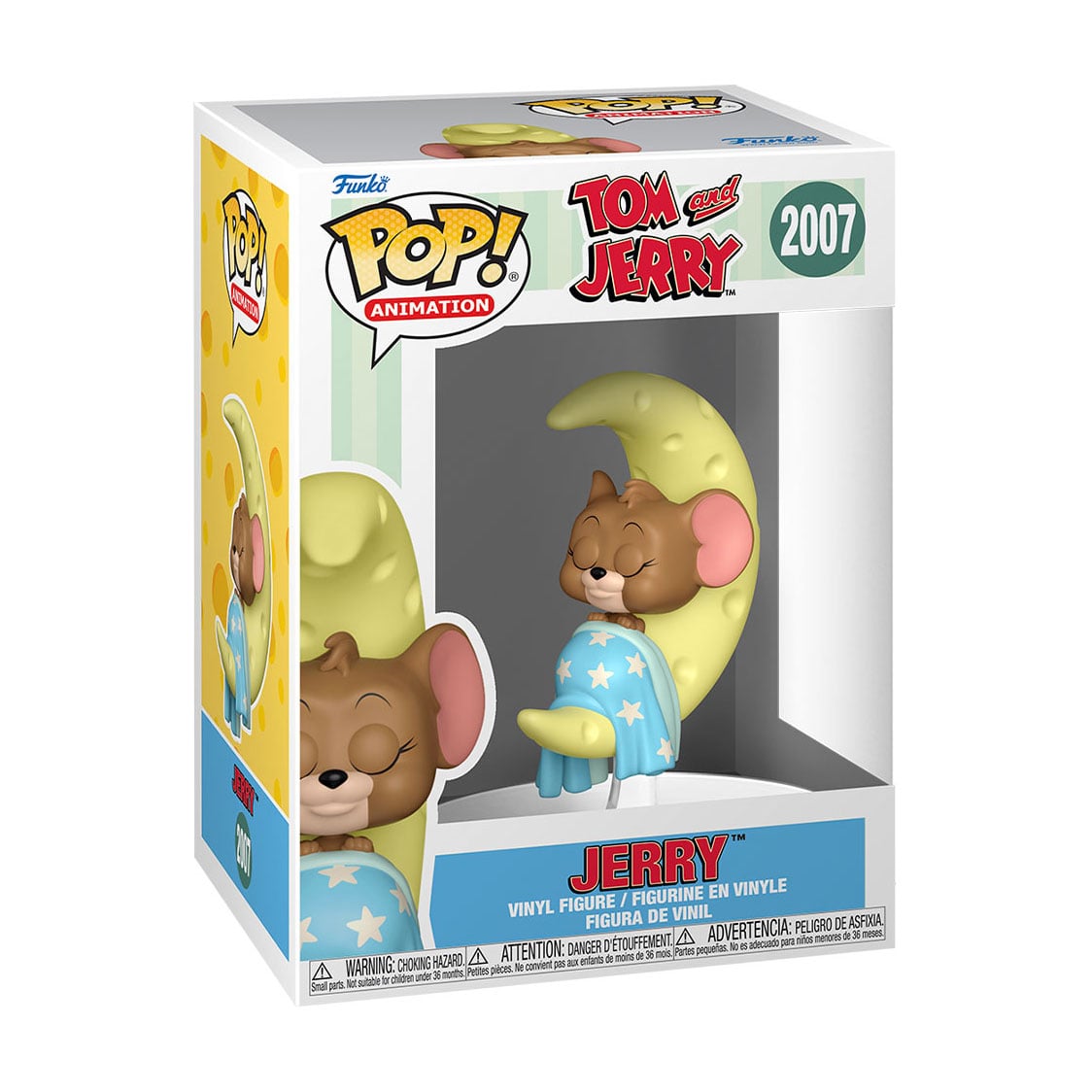 Ігрова фігурка Funko POP! серії Том і Джеррі S4 Джеррі на сирному місяці, 9.6 см, від 3 років (86281)